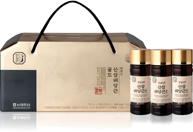 한삼인 산삼배양근 골드, 1L, 1개 - 쿠팡