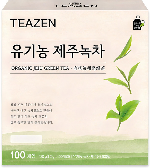 티젠 제주 녹차, 1.2g, 100개입, 1개