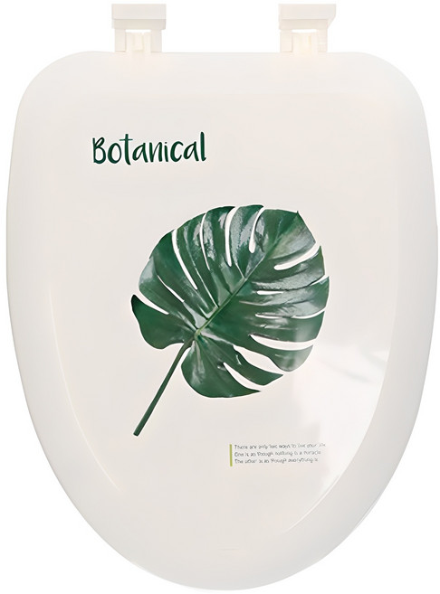 샤바스 스칸디나 하드 O형 변기커버, 보타니컬, 1개