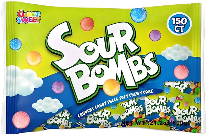 사워 밤즈 츄잉캔디 150p, 600g, 1개