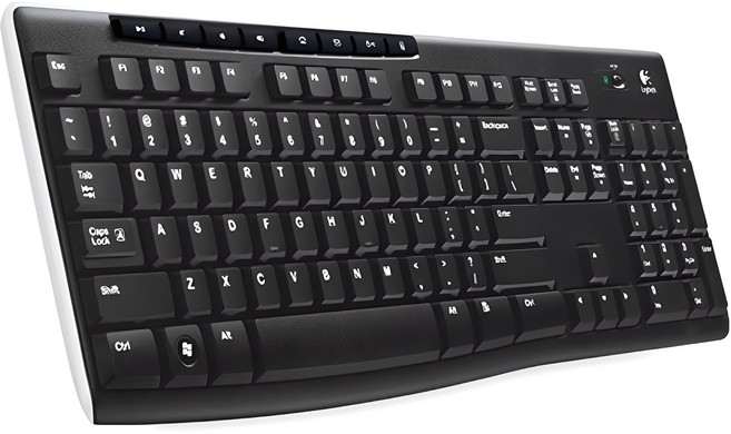 로지텍 무선 일반형 키보드 K270, 혼합색상, Y-R0015