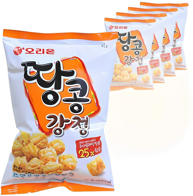 오리온 땅콩강정, 80g, 5개