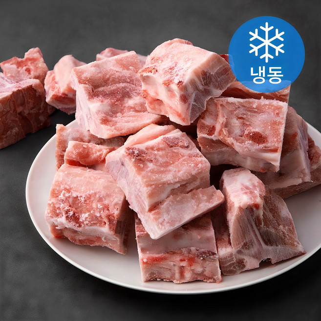 사조프레시미트 국내산 돈등뼈 감자탕용 3~5cm (냉동), 1kg, 3개