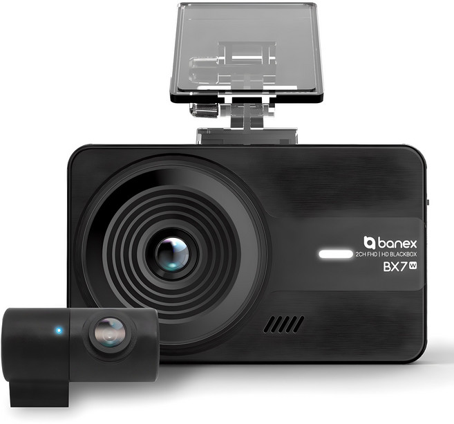 banex 前後方 FHD 2頻道 行車記錄器 BX7W, 128GB