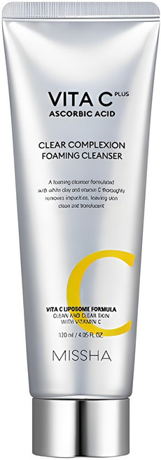 미샤 비타씨플러스 지우개 클렌징 폼, 120ml, 1개