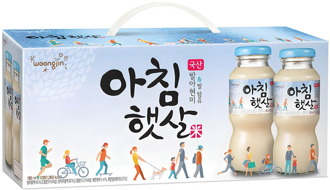 아침햇살 음료, 180ml, 12개