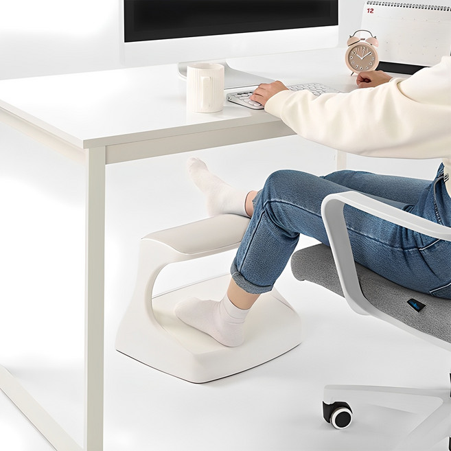 DSP 韓國製造PIO 2層舒適腳踏凳 基本款, 米色