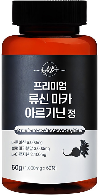 네이처발란스 류신 마카 아르기닌 정, 60정, 1개