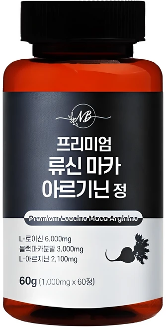 네이처발란스 류신 마카 아르기닌 정, 60정, 1개 - 쿠팡