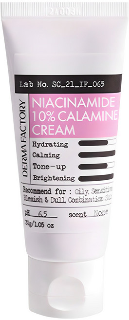 더마팩토리 나이아신아마이드 10프로 칼라민 크림, 30g, 1개