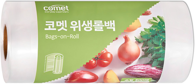 코멧 위생롤백, 소(S)(17 x 25cm), 500개입, 1개