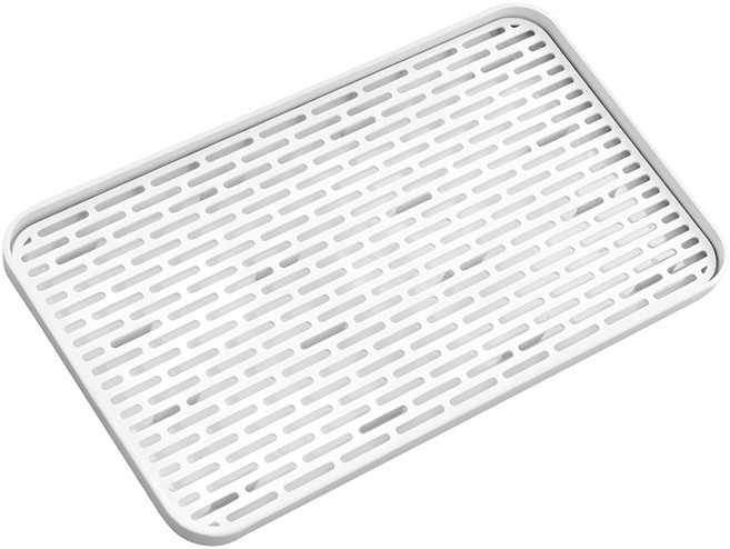 세븐프리 깔끔 미니 식기건조대 트레이, 1단, 직사각 대형, 1개