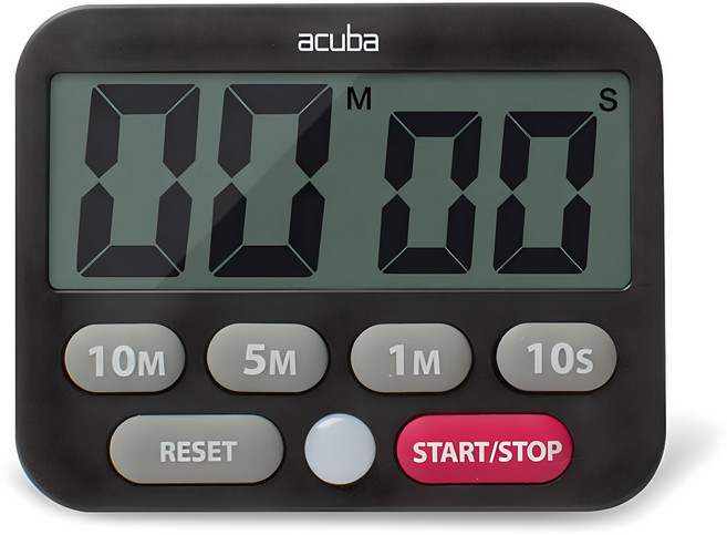아쿠바 디지털 타이머, 블랙, 1개