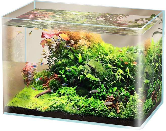 수아쿠아 타나 라운드 미니 오픈 수조, 투명, 1개