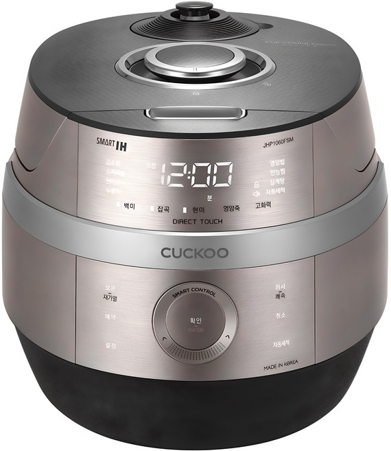 쿠쿠 IH전기 압력밥솥 10인용, CRP-JHP1060FSM, 그레이스실버