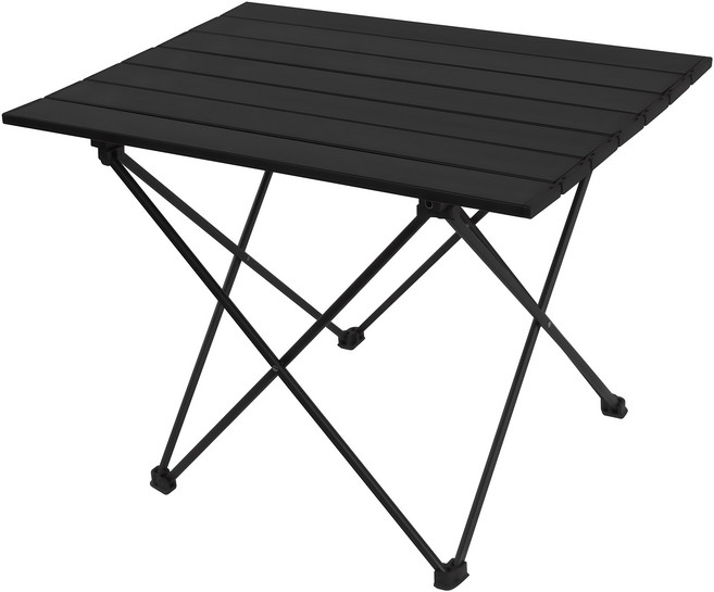 코멧 아웃도어 초경량 폴딩 캠핑 롤테이블 블랙