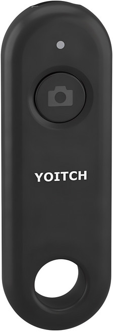 요이치 c타입 충전식 블루투스 리모콘 스냅샷 리모트 2세대, YSS-BT300, 블랙, 1개