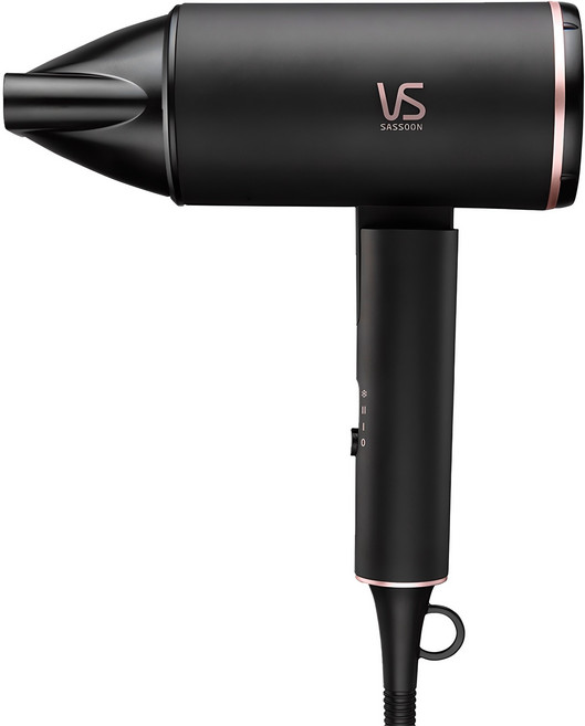 비달사순 컴팩트 헤어 드라이어 2000W, VSD909K, 블랙 + 인디핑크