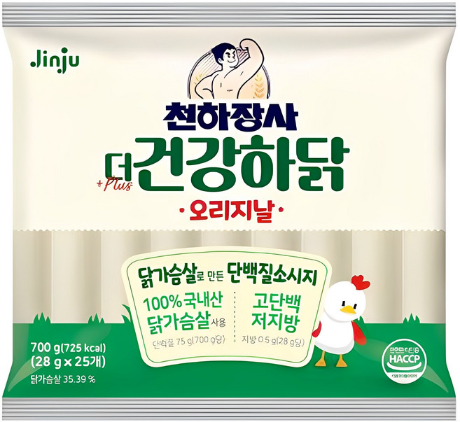 건강하닭 오리지날 소시지, 700g, 1개
