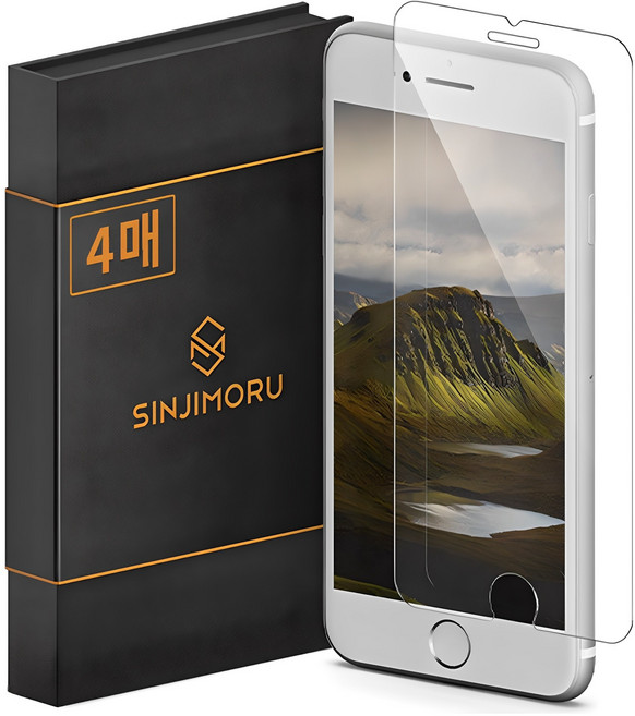신지모루 신지글래스 2.5D 강화유리 휴대폰 액정보호필름 4p, 1세트