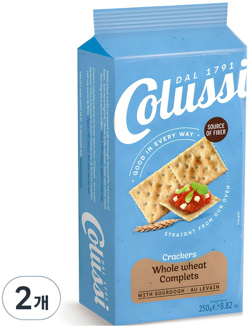 콜루시 통밀크래커, 250g, 2개