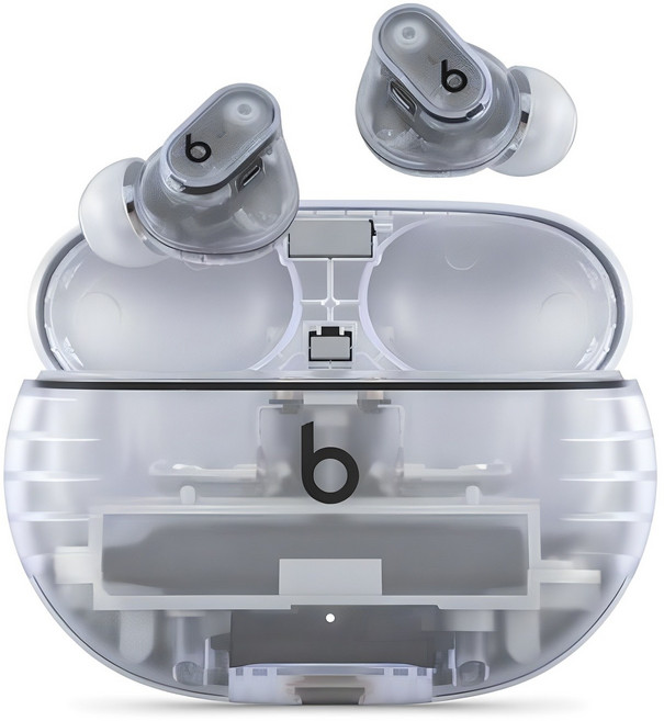 Apple 정품 Beats 스튜디오 버즈 +, 투명