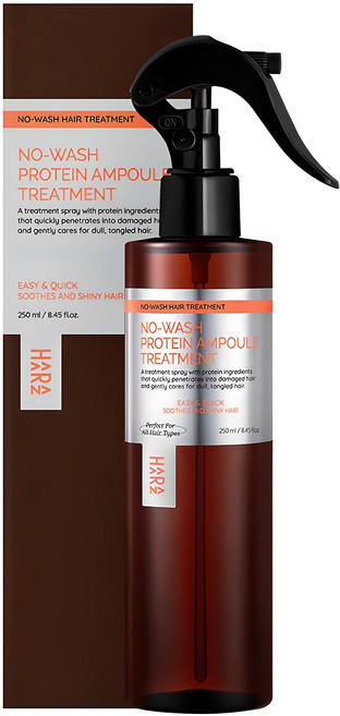 하라즈 노워시 단백질 앰플 트리트먼트, 250ml, 1개