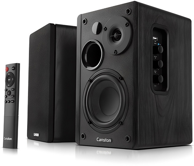 캔스톤 앰프내장형 스피커, SPS300BT, 블랙