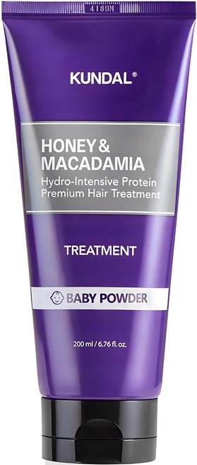 쿤달 허니 앤 마카다미아 트리트먼트 베이비파우더향, 200ml, 1개 - 쿠팡