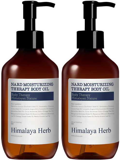 나드 고보습 테라피 바디오일, 300ml, 2개