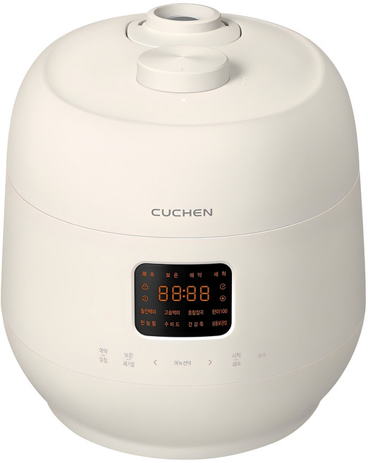 쿠첸 더핏 슬림 전기 압력밥솥 6인용, CRS-FSWD0640I, IVORY