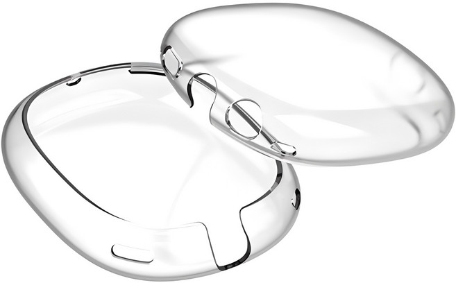 다퍼남 에어팟 맥스 TPU 헤드폰 보호 실리콘 케이스, 투명