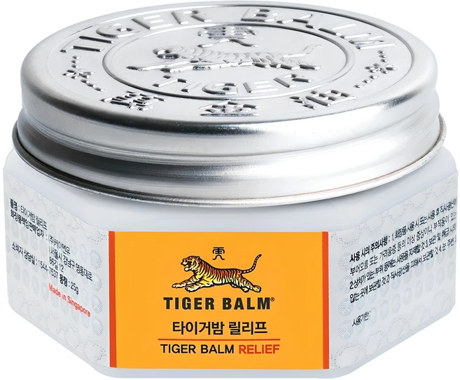 타이거밤 릴리프 허브향, 25g, 1개 - 쿠팡