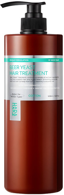 하라즈 맥주효모 트리트먼트 코튼향, 1L, 1개