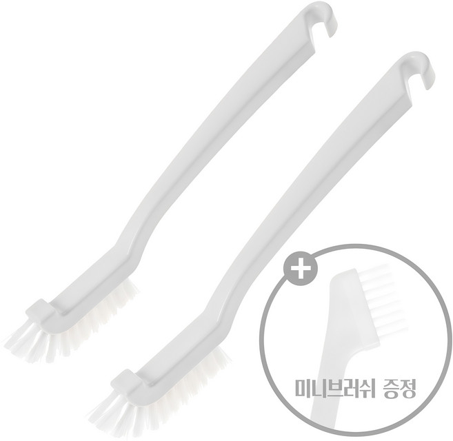 코멧 홈 다용도 청소브러쉬 2p + 미니틈새솔1p 세트, 1개