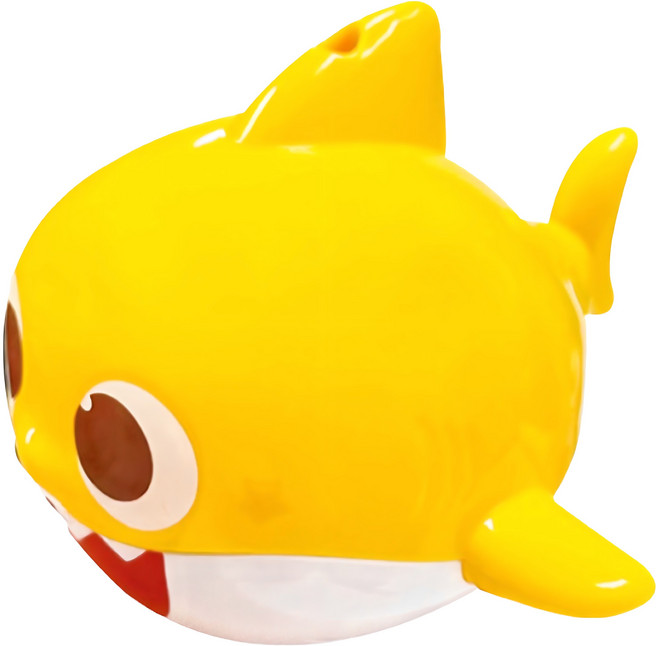 피노키오 핑크퐁 아기상어 목욕놀이완구, 노랑, 1개