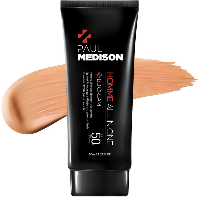 폴메디슨 옴므 올인원 비비크림 SPF 50+ PA+++ 60ml, 1개