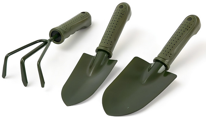 지오비즈 원예도구 3종 세트 그린, 1세트