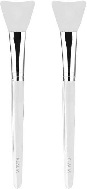 플라리아 실리콘 팩 브러쉬, 혼합색상, 2개