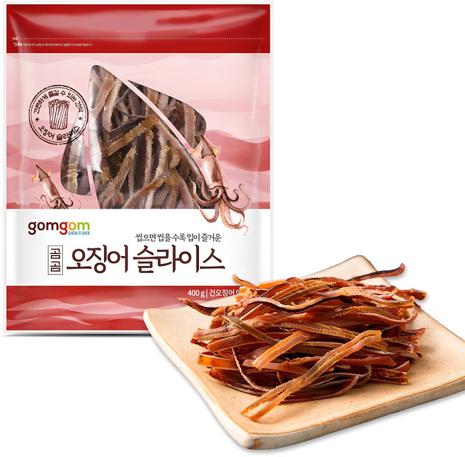 곰곰 오징어 슬라이스 대용량, 400g, 1개