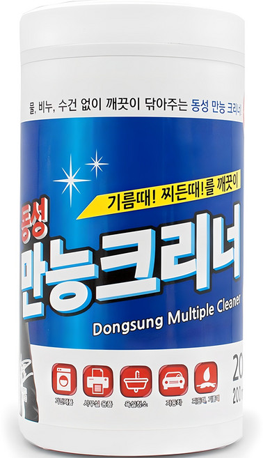 동성크리너 만능크리너 200p 통형, 1개