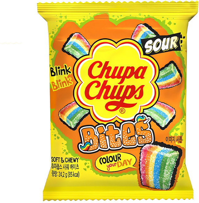 츄파춥스 사워 바이츠 10개입, 242g, 1개