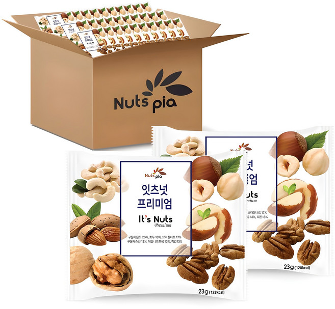 넛츠피아 잇츠넛 프리미엄 하루견과 2.3kg, 100개