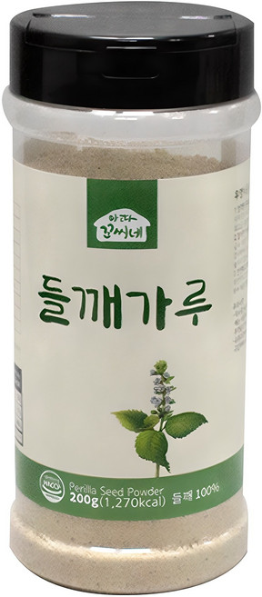 우영식품 들깨가루, 200g, 1개