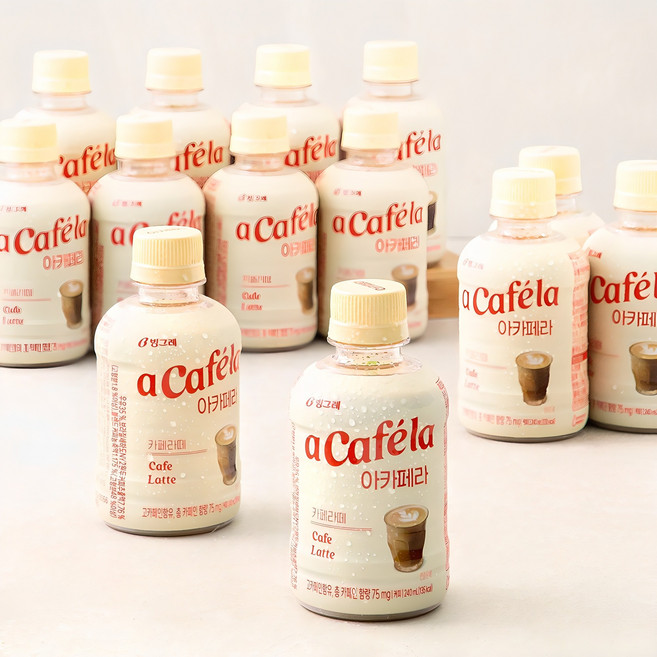 아카페라 카페라떼, 240ml, 20개
