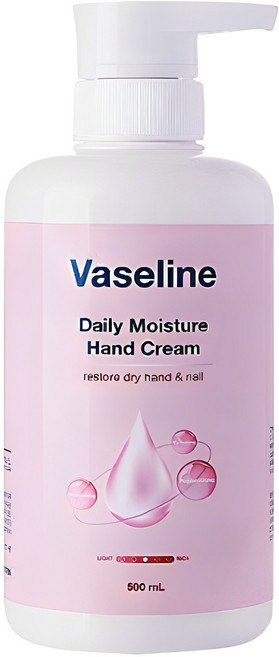 바세린 데일리 모이스처 핸드크림, 500ml, 1개