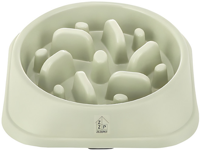 제제펫 파스텔 애완동물용 식기, 그린, 1개