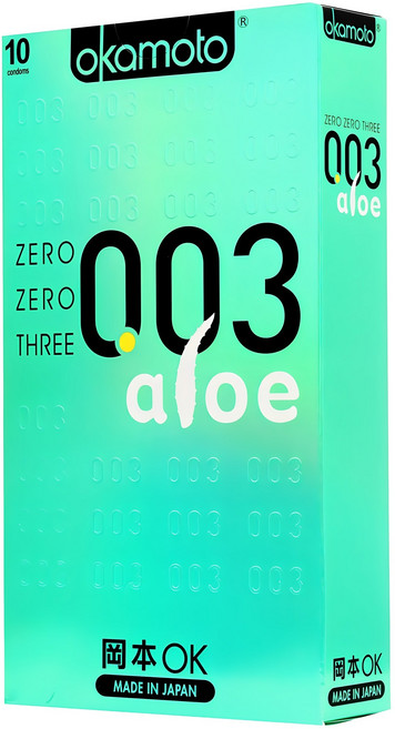 오카모토 003 알로에 콘돔, 10개입, 1개