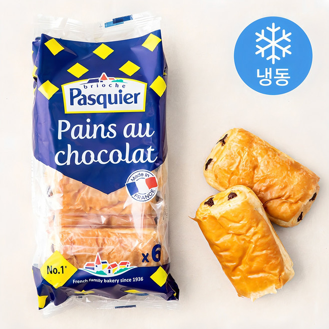 파스키에 팡오쇼콜라 6입 (냉동), 270g, 1개입, 1개