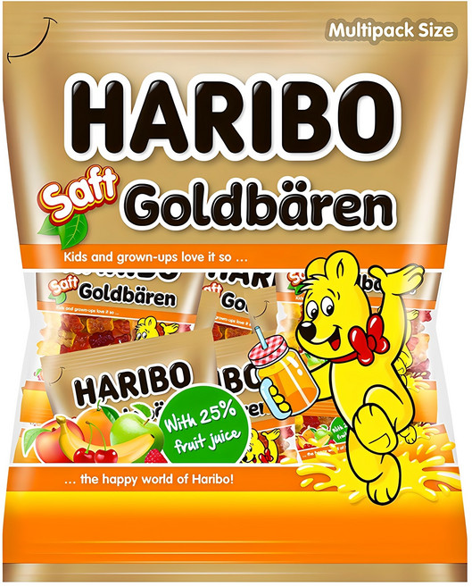 하리보 샤프트 골드베렌 젤리 14개입, 220g, 1개